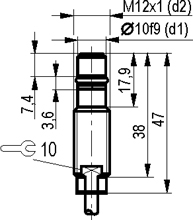 Габариты ISB W28S8-32P-1,5-50